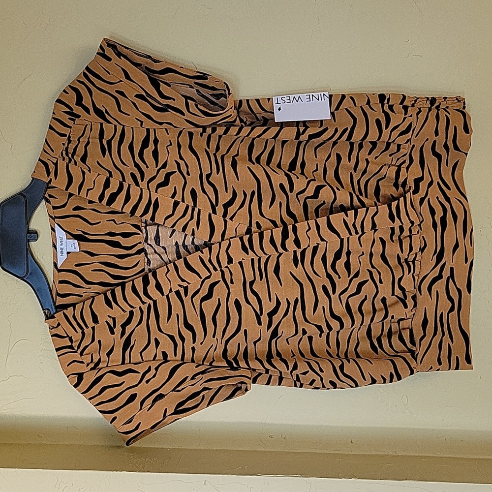 Women's Nine West Surplice Neckline  Blouse